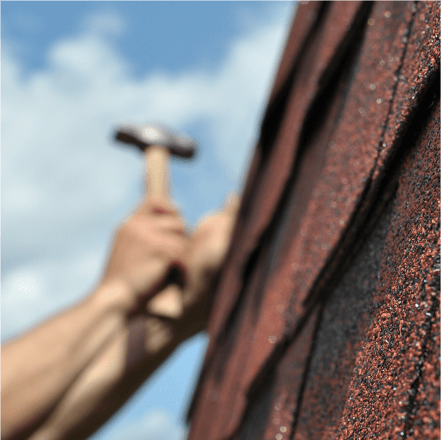 signs of an aging roof